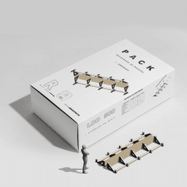 PACK DE ENCOFRADO DE MADERA PARA SOBRECIMIENTO - REVIT